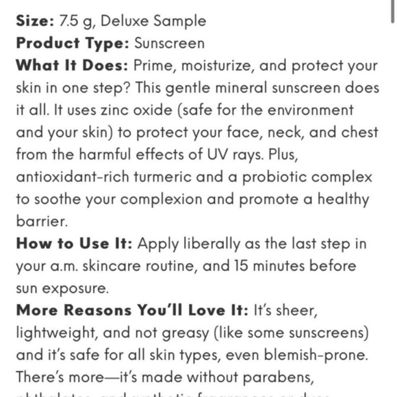 🌻 Kinship Probiotic Moisturizing Sunscreen - Picture 2 of 4